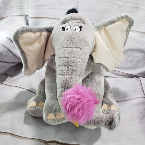 🌞SOLD🌞 Horton Hears A Who Elephant Plush Toy 13 Inch 2008 Macy's Dr Seuss - Picture 1 of 11
